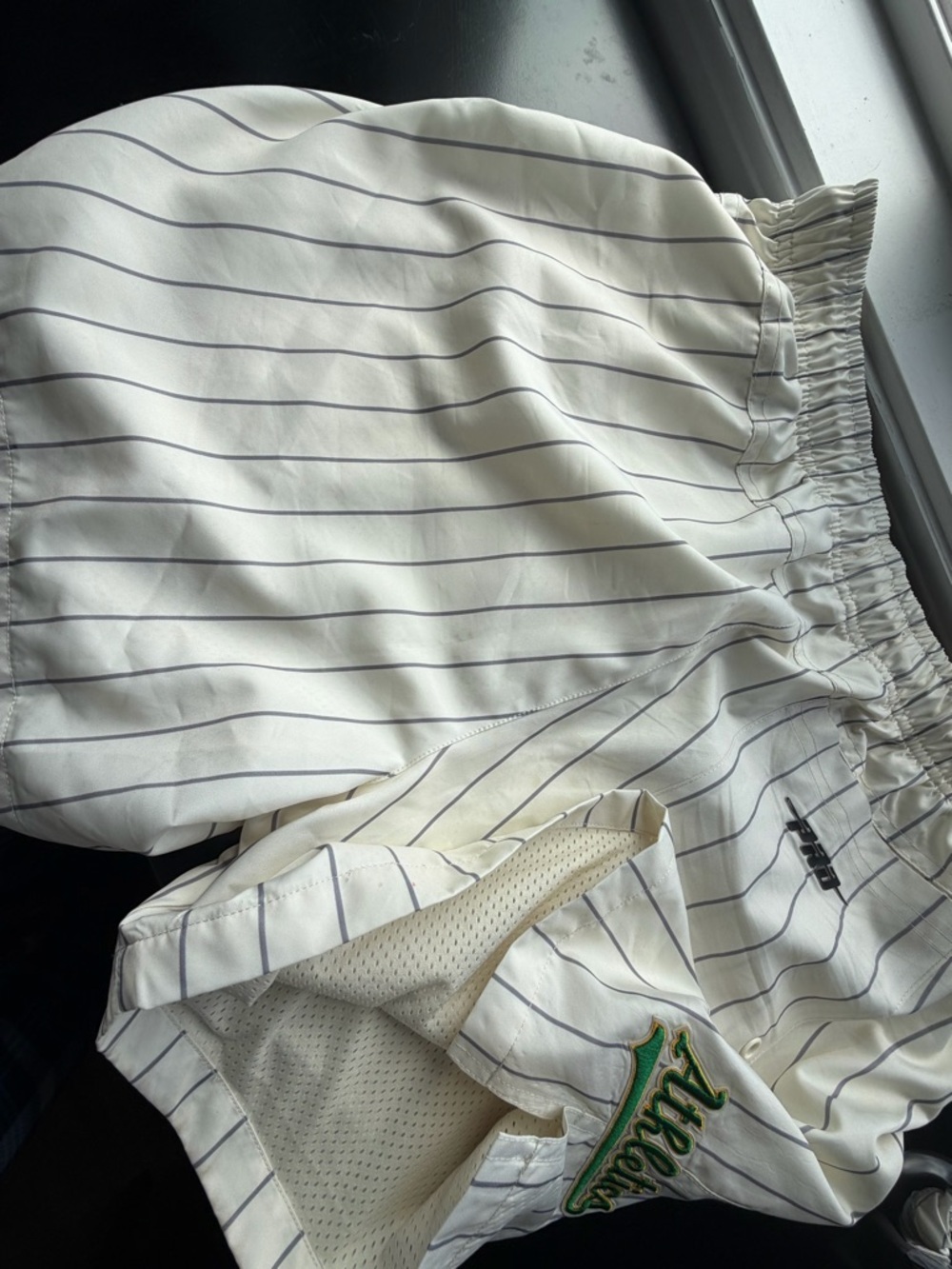 Oakland A's Pinstripe Athletic shorts - Picture 6 of 6